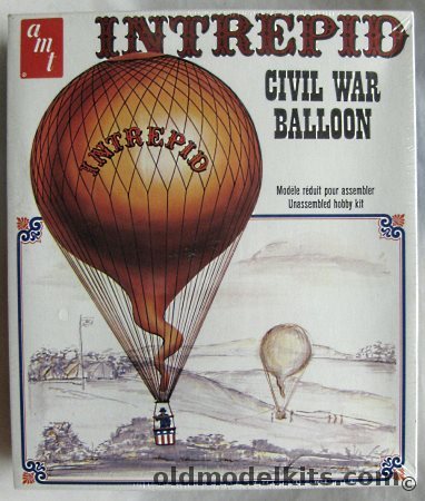 AMT 1/57 Intrepid - Civil War Balloon with Aeronaut Thaddeus Lowe, T571 plastic model kit